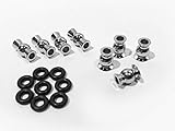 Club 5 HD Brass Shock Bushing/Pivot Balls (Ni Plated) for Element RC Enduro