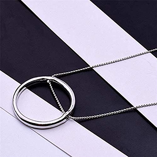 Preisvergleich Produktbild CKAWM Halskette Damen / Herren Geometrische Runde Anhänger Halskette / Halskette Halskette