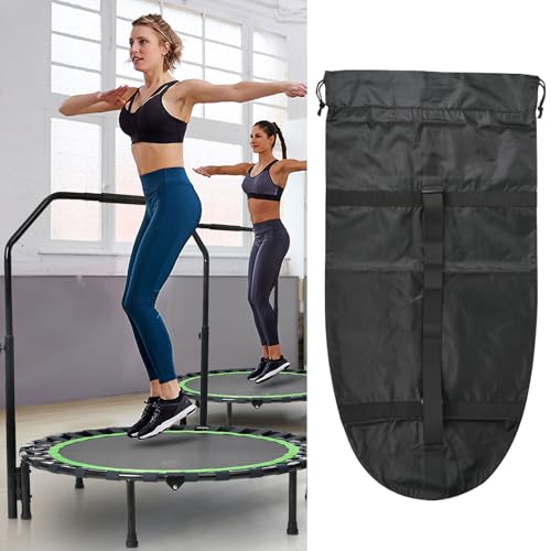 Sac de rangement pour trampoline pliable anti-poussière avec sangle - 3