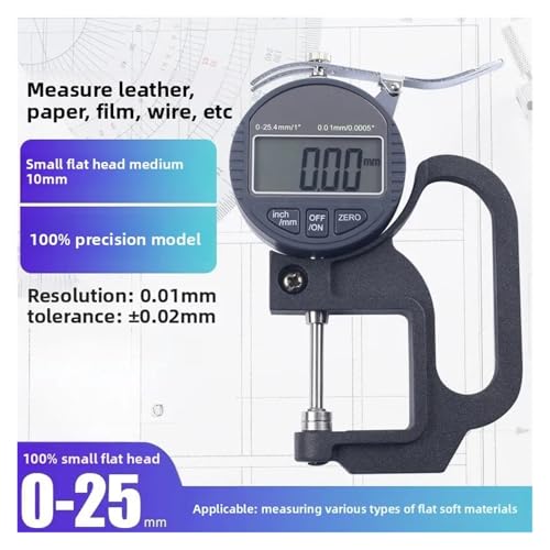 Calibrador digital para medir espesores hasta 25x30mm miniatura 2