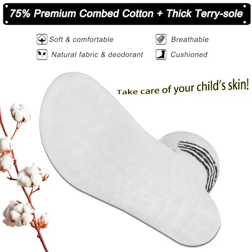 4-Pair 75% Cotton Grip Soccer Scoks Kids Youth Toddler Non-slip Sports Sock Football Basketball Rugby Yoga Pilates4