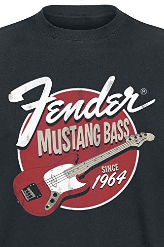Fender T-Shirt Mustang Bass Homme Noir - Les Beatles, Paul McCartney, John Lennon, RIngo Starr, George Harrison Fender T-Shirt Mustang Bass Homme Noir – Image 4