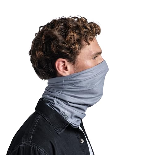 Image of Buff CoolNet UV Neck Gaiter, UPF 50 Sun Protection, Breathable, Versatile, Quick Dry Face Mask, Solid Colors, Adult Size