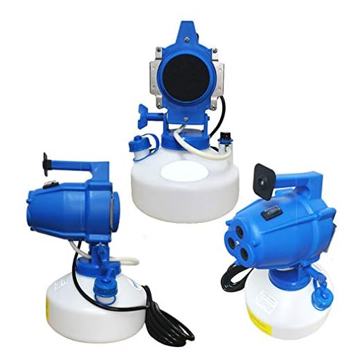 4L Electric ULV Fogger Sprayer Mosquito Disinfection Machine Killer Insecticide Atomizer, Multifunction Adjustable Angle 3 Nozzles, Suitable for Hospitals, Hotel, 1 pc