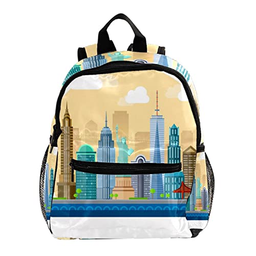 Sac à dos pour garçons et filles blanc de 30.5 cm pour la maternelle et sorties
