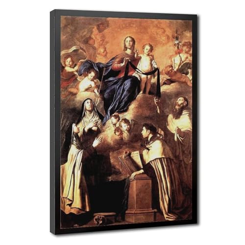Our Lady of Mount Carmel impression sur toile et grand cadre suspendu