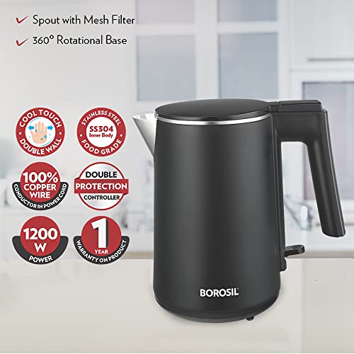 Tetera eléctrica de acero inoxidable 1L miniatura 2