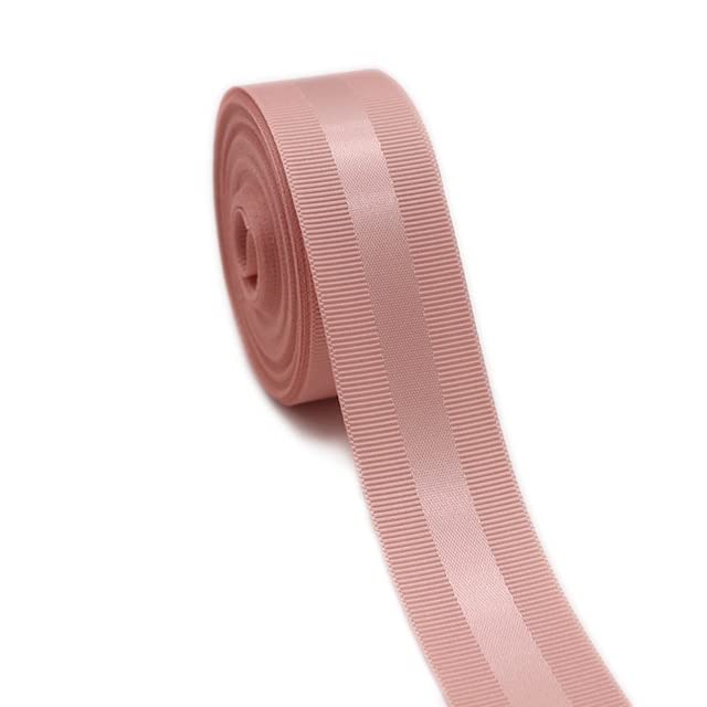 AHUI 25 mm / 38 mm 47 metrów rypsowa krawędź satynowe wstążki do rękodzieła DIY kokardki do włosów opakowanie prezent dekoracja ślubna