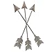 Barnyard Designs Metal Arrow Wall Decor, Rustic Native American Wall Art Arrows 13” x 8.25”