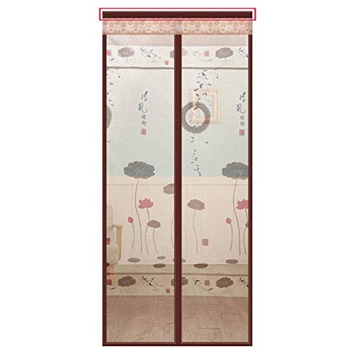 Magnet Fliegengitter Tür, Insektenschutz Balkontür, Magnetvorhang für Balkontür Terrassentür Kellertür Schiebetür und Wohnzimmer, Kinderleichte Klebemontage Ohne Bohren-160x220cm(63x87inch)-Q Cover