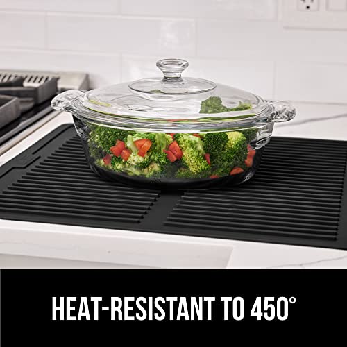 Gorilla Grip 840029691397 100% Bpa-Free Silicone Dish Drying Mat For Kitchen Counter, Slip Resistant Dishwashing Mat, Quick Dry, Heat Resistant Waterproof Sink Mats, Fits Under Rack thumb #8