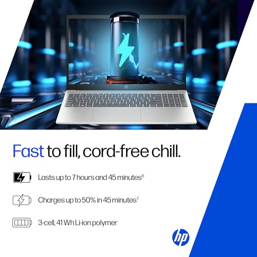 HP 15, 13th Gen Intel Core i7-1355U (16GB DDR4, 512GB SSD) FHD, Anti-Glare, 15.6’’/39.6cm, Win11, M365(1yr)* Office 24, Silver, 1.59kg, Iris Xe, FHD Camera w/Shutter, Backlit Laptop fd0468tu/fd0515tu