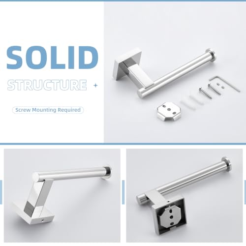 Suyar Polished Chrome Toilet Paper Holder, Bathroom Tissue Roll Holder by Suyar - Used condition - Image 8