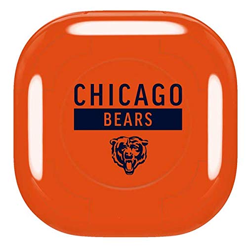 Skinit Decal Audio Skin Compatible with Samsung Galaxy Buds Pro - Officially Licensed NFL Chicago Bears Orange Performance Series Design