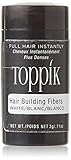 TOPPIK Hair Building Fibers, White, 0.11 oz.