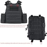 MOLLE Hydration Pack for Plate Carrier,Compact Water Bladder Carrier for Tactical Vest Backpack,Mini 1.5L-2L Hydration Backpack with IFAK Pouch - Image 4