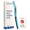 ZOMCHI Blue Dermaplaning Razor and 10pcs Micro Blade Refills