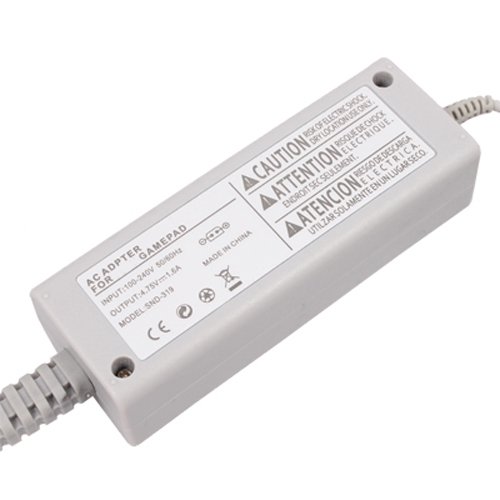 Image of OSTENT US Type Home Wall Charger AC Adapter Power Supply for Nintendo Wii U Gamepad