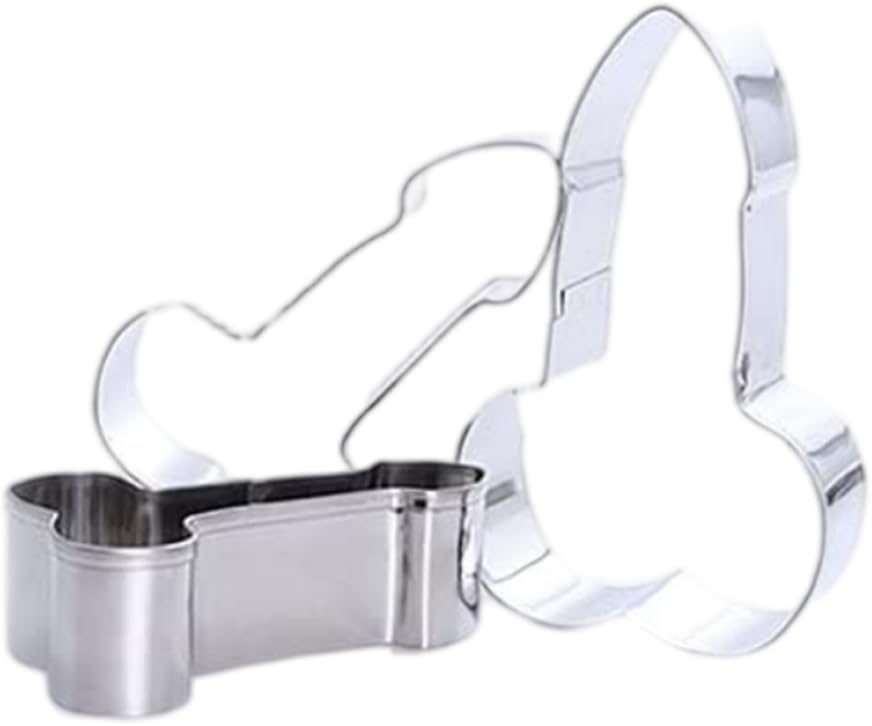 Ausstechformen-Set, Edelstahl, FüR Kekse, Fondant, Backform, DIY, Penis-Ausstechformen, Keksausstecher, PläTzchenformen, Kuchen-Fondant-Backform, Penis-Keksform, DIY Backen, Ausstechformen, 3 StüCk