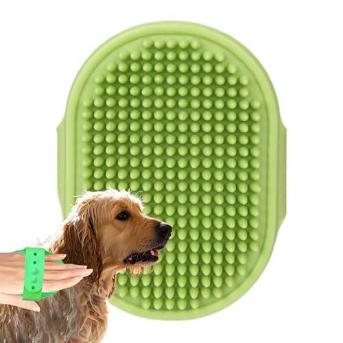 Bürste für die Wäsche und Hunde – Massagekamm bequem, weiche Bürste mit Shampoo für Haustiere, für Katzen, Welpen, Katzen, Frettchen, Schweinchen, Inia, für den Außenbereich und zu Hause
