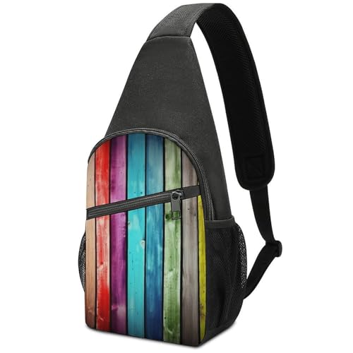Bolso bandolera deportivo de tela Oxford blanca miniatura 1