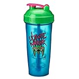 PerfectShaker Performa - Ultimate Warrior WWE Shaker Bottle, Best Leak Free Bottle with Actionrod Mixing Technology for Your Sports & Fitness Needs! Dishwasher and Shatter Proof