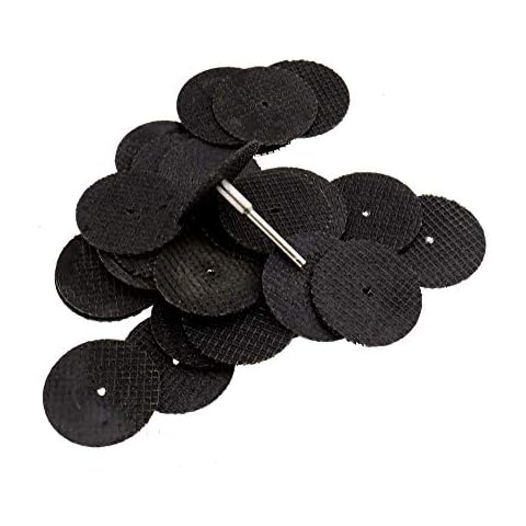 30 piezas de discos de corte de resina de fibra de vidrio con varilla Cover