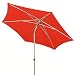 Produktbild Sonnenschirm ACT Push UP natur, Ø 310 cm, 6-teilig, Doppler 433546820 Sonnenschirm ACT Push UP natur, robuster und stabiler Gartenschirm mit großem Schieber rot
