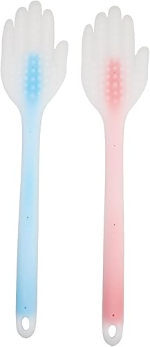 EXCEART Herramienta de masaje Meridian, 2 varillas de masaje corporal, palitos de acupuntura meridiano, palas de martillo de meridiano de silicona,