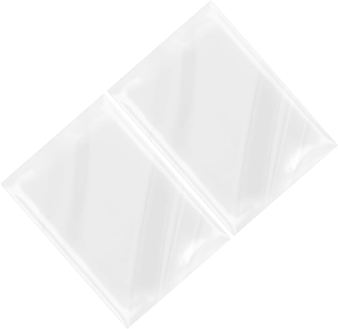 2pcs Heavy Duty Mattress Storage Bags for Moving Transparent Plastic Covers for Queen Beds Dust Space-Saving