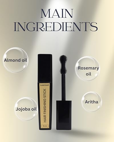 Image of Hair Finishing Stick - Anti-Frizz Baby Hair Fixer & Flyaway Tamer - Non-Greasy Hair Mascara for Broken Hair (15ml Regular)