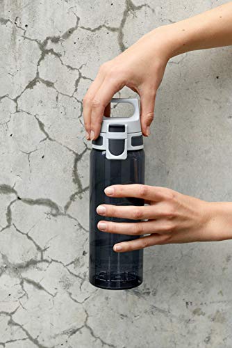SIGG Total Color Anthracite drinkfles (0,6 l), lekvrije drinkfles zonder schadelijke stoffen, lichte en onbreekbare drinkfles van Tritan, antraciet - Image 8