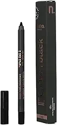 Lápis de Olho Carbon Black, Delineador em Lápis, Preto Intenso, Traço Macio e Preciso Nina Makeup