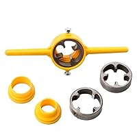 NestNook 6-teiliges NPT-Gewindeschneider-Werkzeugset für PVC-Rohre (Größen 1/2, 3/4 und 1)