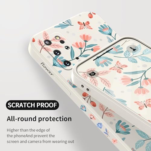 Coque Samsung S20 Plus protection silicone motif feuille blanche antichoc - 7