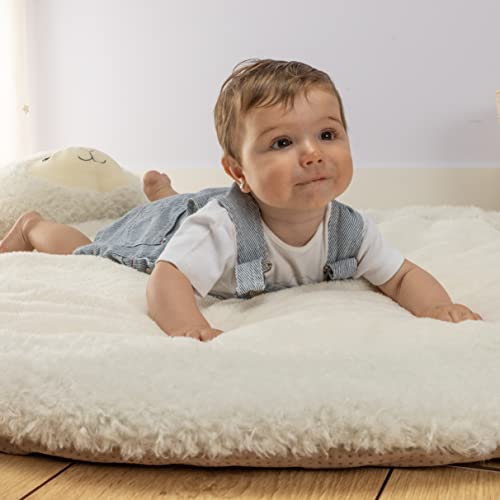 RUGUIES-Kruipdeken-Babydeken-Speelmat voor kinderen-Baby Playmat- Zachte Babymat voor kruipen en slapen-Zachte Pluche Babymat-Geschenk Geboorte-Geschenk Baby Shower baby meisje- Maat XL. - Afbeelding 3