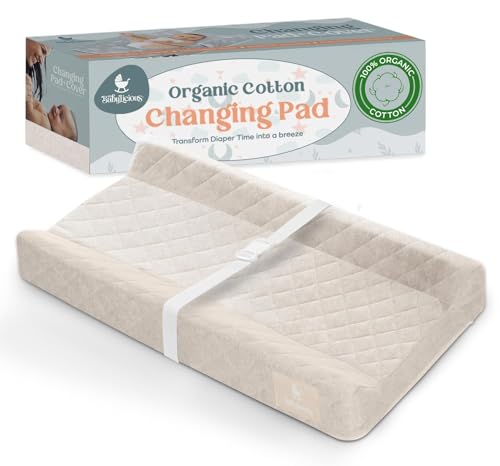 Contoured Baby Changing Pad – Waterproof & Breathable Diaper Changing Pad | Removable Washable...