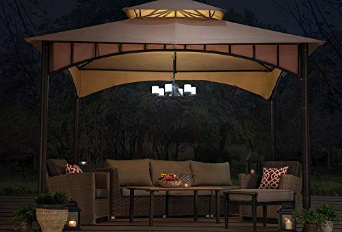 Sunjoy 2 In 1 Led Lighting Chandelier/Table Centerpiece For Indoor Or Outdoor Use Includes Remote Control #TOP6