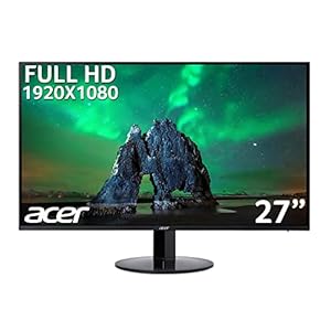 Acer SB271bi 27 inch Full HD Monitor (IPS Panel, FreeSync, 75Hz, 1ms, HDMI, VGA, Black)