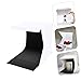 WOFASHPURET Portable LED Light Box Photography Tent 30cm with Foldable Design, Black and White Backdrops, Small Business Product Photo Studio Lighting for Jewelry and Electronics