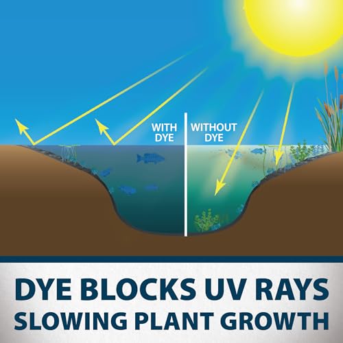 Airmax Pond Dye Packets Natural Water Colorant for Large Pond & Lake, Beneficial UV Blocking Color Concentrate, Maintain Clean & Clear Pond, Fish, Bird & Animal Safe, Easy Treatment, 2 Soluble Packets