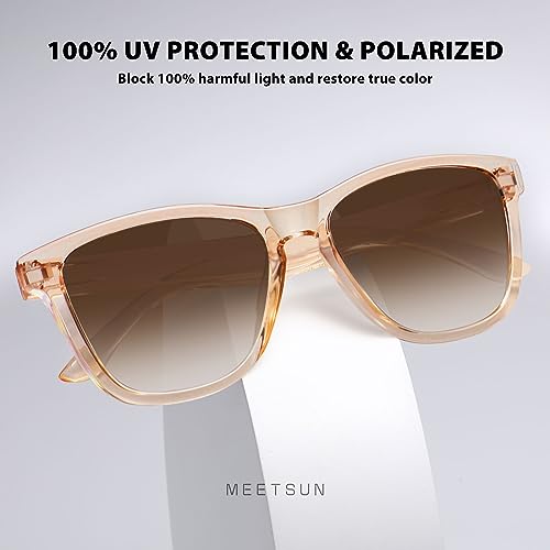 MEETSUN Polarized Sunglasses for Women Men Classic Retro Designer Style Fashion UV400 Protection