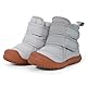 MASOCIO Winterschuhe Baby Boots Stiefel Winter Babyschuhe Junge Mädchen Hausschuhe Kleinkind Kinder Wollschuhe Gefütterte Warme Fell Babystiefel Winterstiefel Schuhe Grau Größe 24