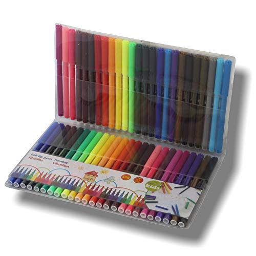 Set di 50 pennarelli colorati per bambini