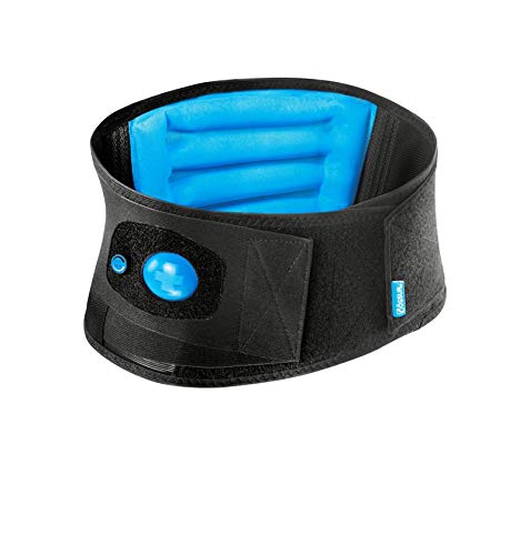 Ossur Formfit Back Support Brace with Medical-Grade Air Compression System for Lumbosacral Strains, Chronic Back Pain and Sciatica | Overlapping Double Wraps & Breathable Mesh Panels | (XX-Large)