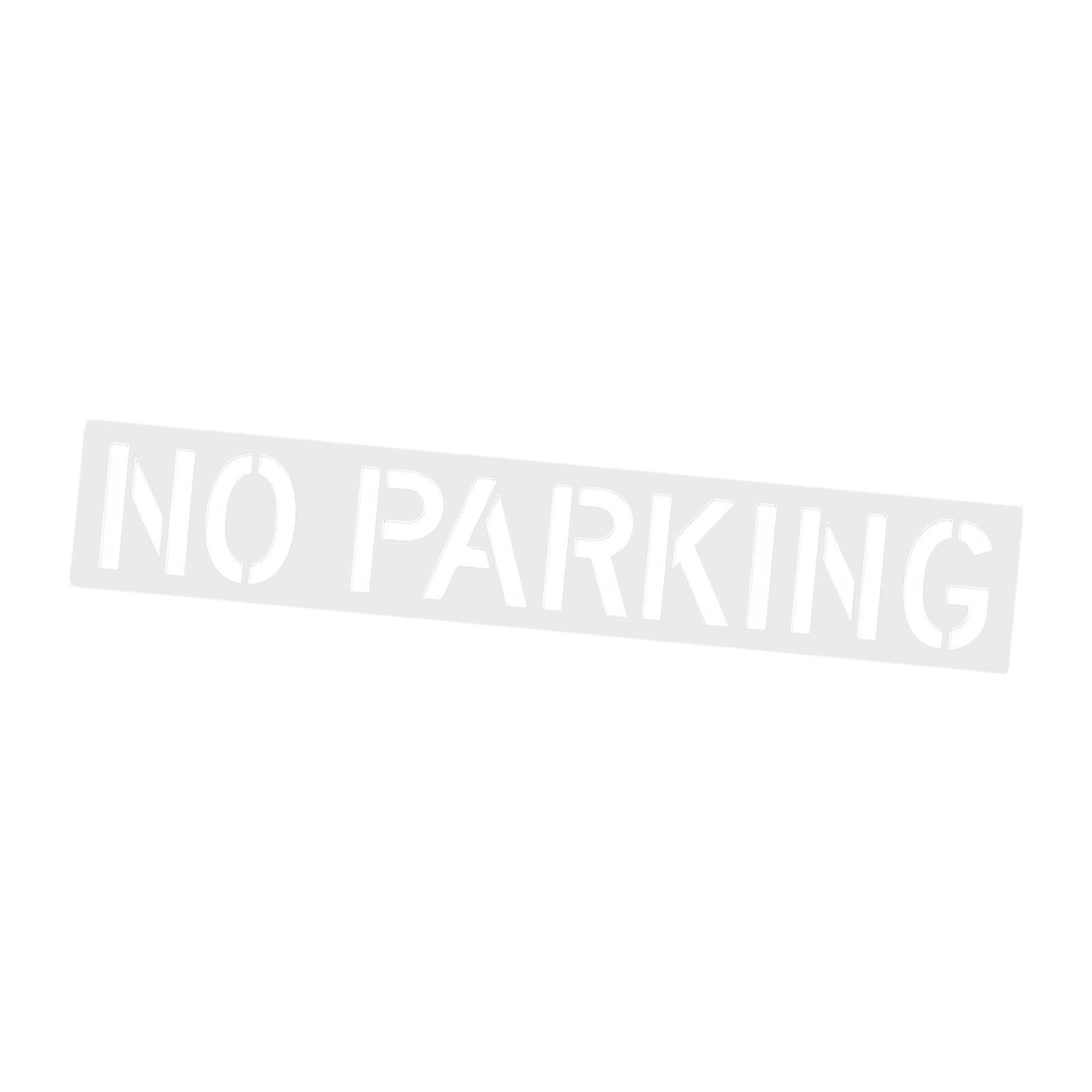 MERIGLARE Plantilla de "No Aparcar" (226 Cm X 40 Cm) para Señal de Aparcamiento en La Calle.