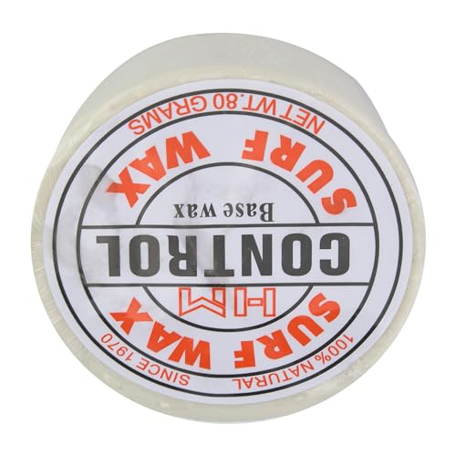 Dioche Compact Surf Wax Kit with Base Tropical Warm Cool Cold Water Temperature Antislip Feature for Surfers (White)