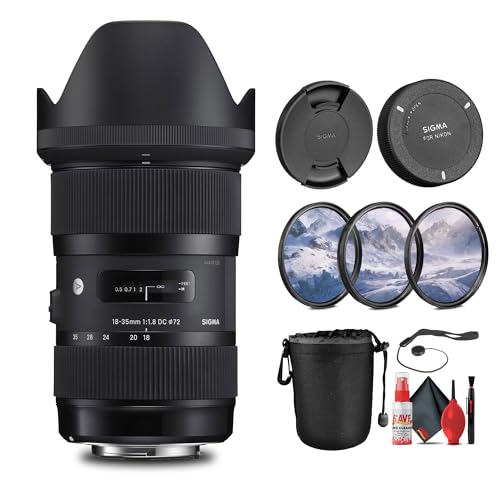 Sigma 18-35mm f/1.8 DC HSM Art Lens for Nikon: Wide-to-Normal Zoom, Multi-element, F-Mount, Art Series