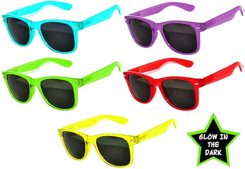 5 Pack Vintage Smoke Lens Sunglasses Colored Frame Retro Stylish OWL ®.2