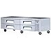 Turbo Air TCBE-82SDR Refrigerated Equipment Stand 4 Drawers, 83-5/8"W